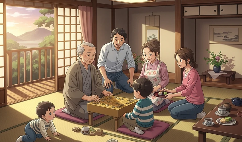 家族の温かい風景
